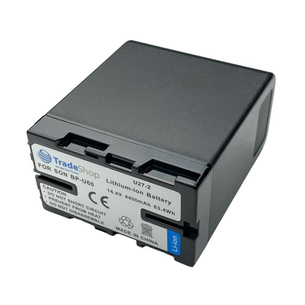 Trade-Shop Akku passend für Sony PMW-280 PHU-120K PMW-300 PXU-MS240 PXW-FS5 Kamera-Akku Li-Ion 4400 mAh (14,8 V)