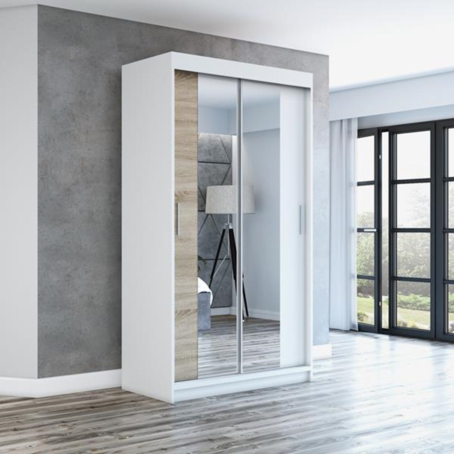 A&J MöbelLand GmbH Schwebetürenschrank NEO 2-türig günstig online kaufen