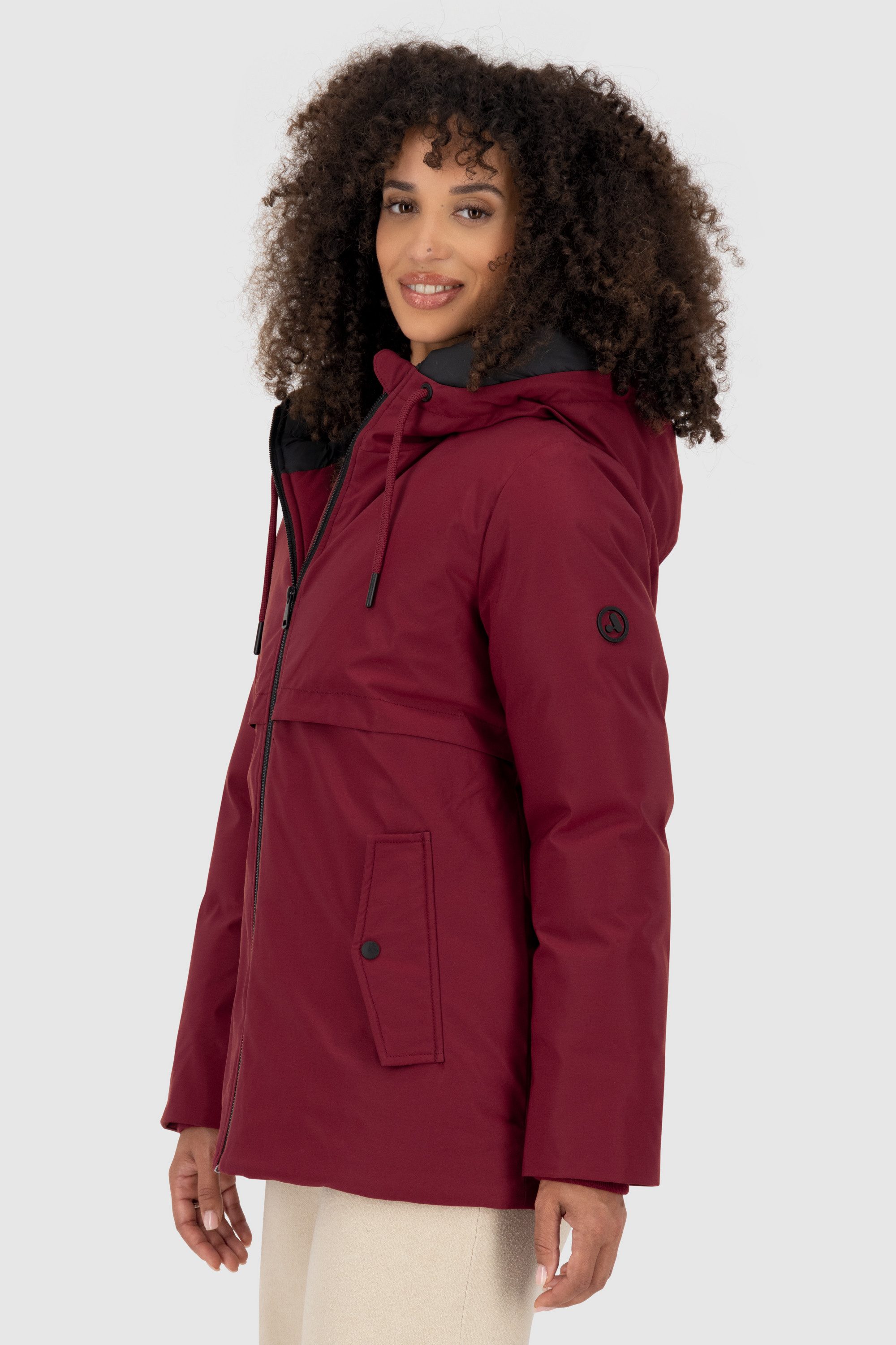 Alife & Kickin Winterjacke Damen CicelyAK A Winterjacke, gefütterte Jacke Kurze warme Damenwinterjacke mit gefütterter Kapuze