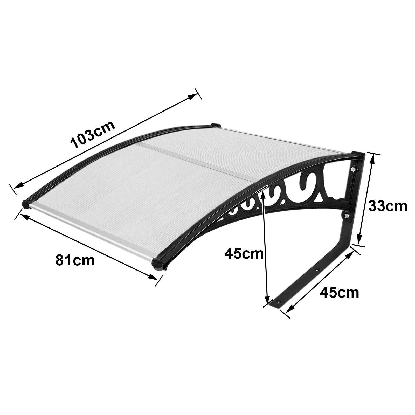 FIVMEN Mähroboter-Garage Mährobotergarage Rasenmäher Garage Carport Rasenroboter Garagendach, Dach Carport Schutz vor Regen Hagel UV-Strahlen, 103 x 77 x 45 cm