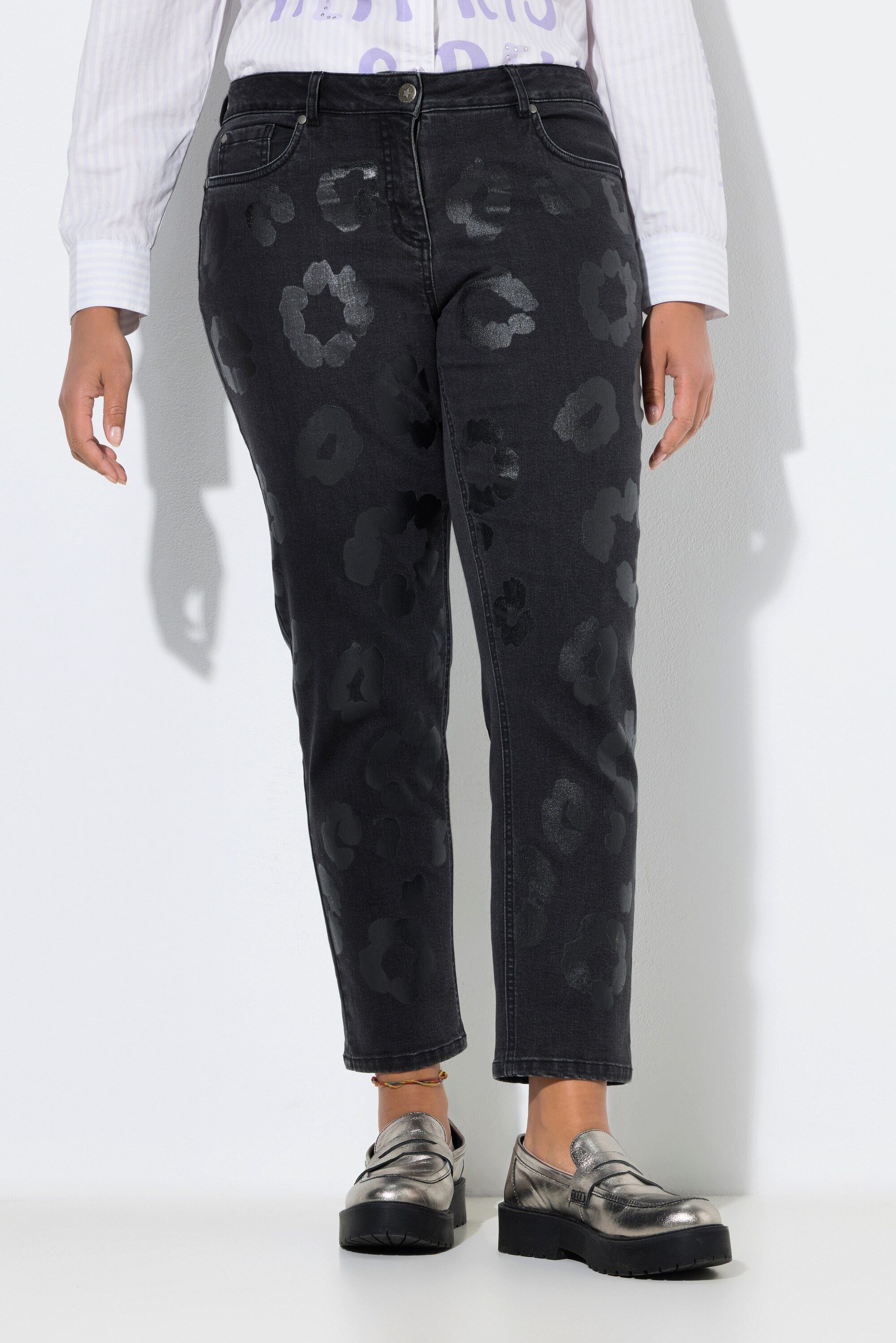 Angel of Style Regular-fit-Jeans Boyfriend-Jeans Stretchdenim glänzender Le günstig online kaufen