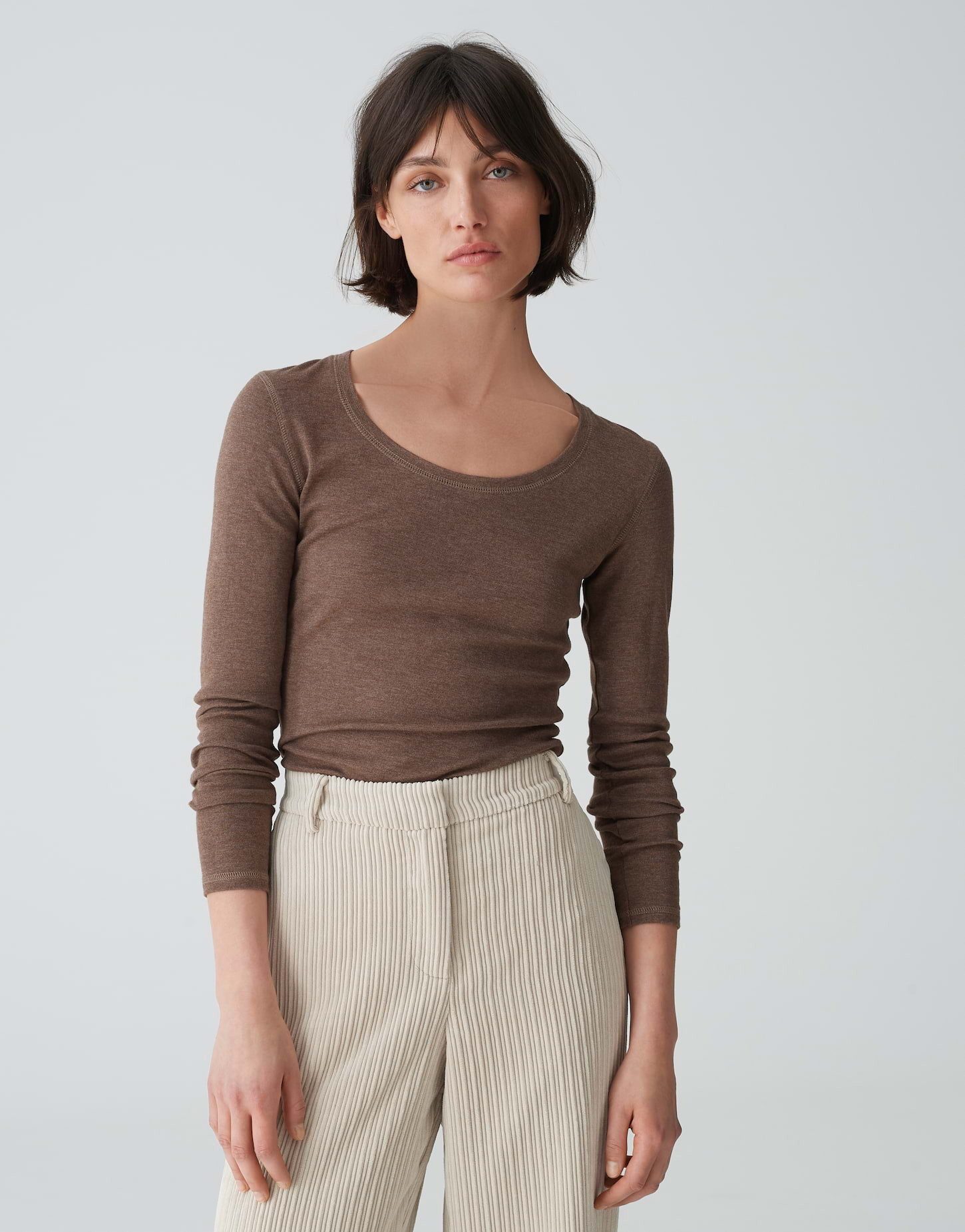 OPUS Langarmshirt Longsleeve SORANA Slim aus günstig online kaufen