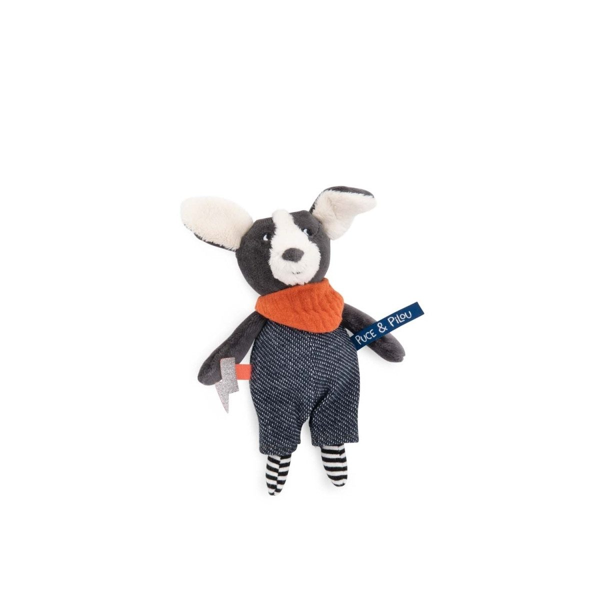 Moulin Roty Kuscheltier Puce&Pilou kleines Plüschtier Puce weiches Kuscheltier für Babys und (1-St)