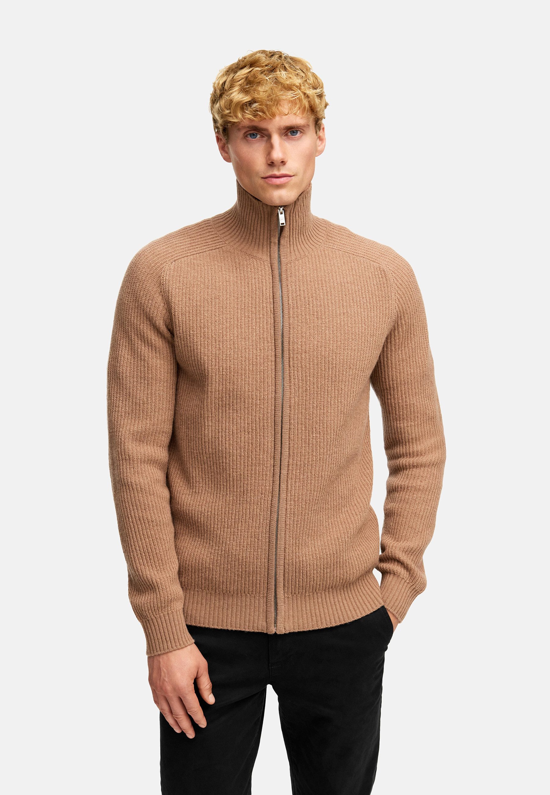 Kronstadt Strickjacke Herren KSDorsey Herrenstrickjacke Strickjacke mit Reißverschluss – Bild 4 von 5