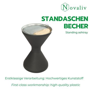 Novaliv Aschenbecher -, Standaschenbecher