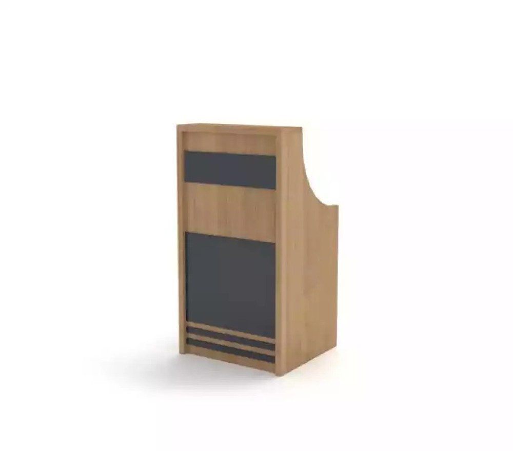 JVmoebel Stehpult Mobiles Stehpult aus Holz in elegantem Braun für Büro und Homeoffice (1-St), Made in Europa
