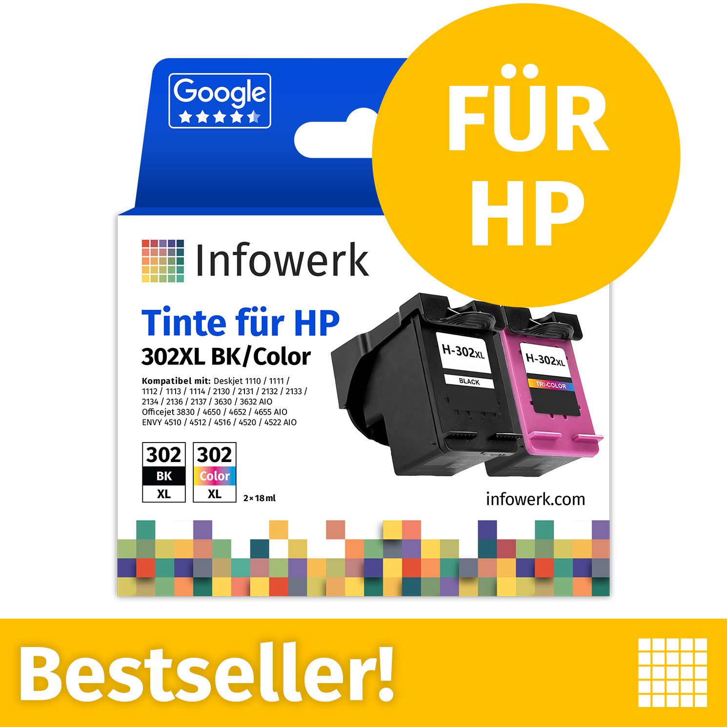 Infowerk Tintenpatrone (3-tlg)