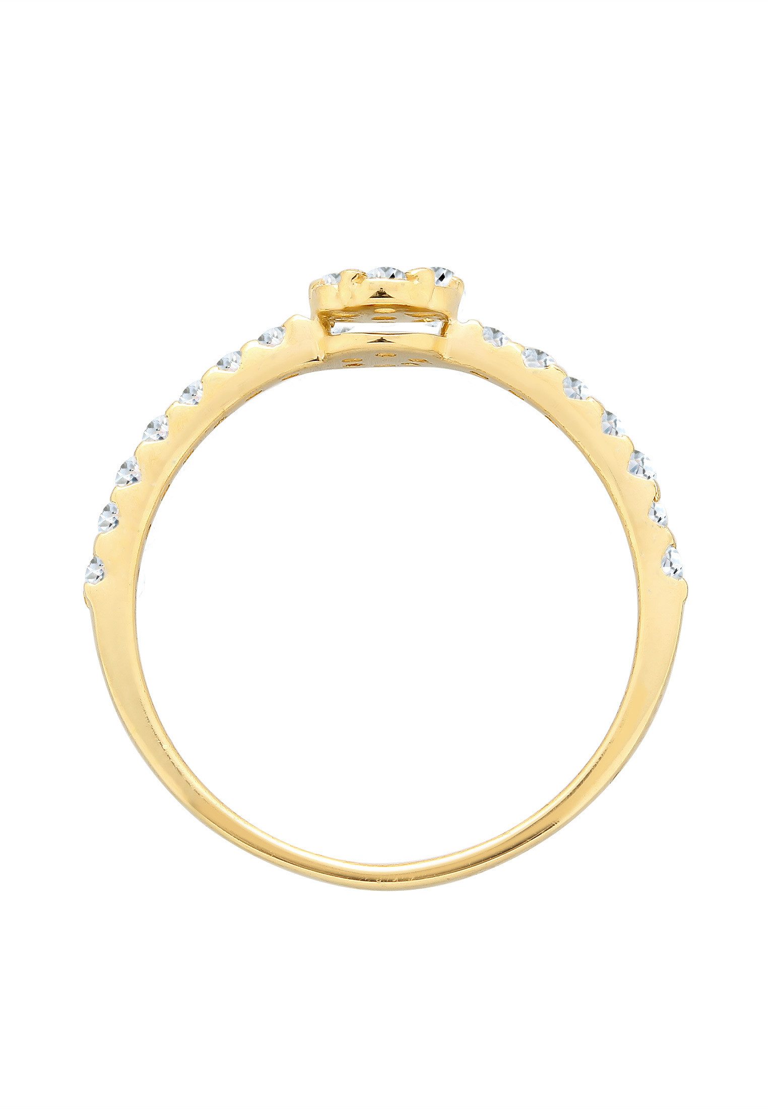 Elli Premium Verlobungsring Verlobungsring Topas Diamantschliff 585 Gelbgold