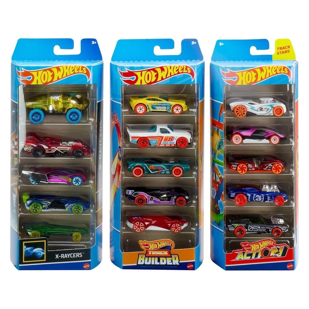Mattel® Spielzeug-Rennwagen Hot Wheels HNM04 sort. - 3x 5er Pack Fahrzeuge, günstig online kaufen