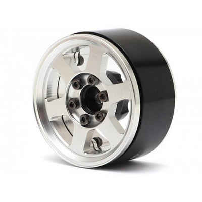 Boomracing Modellbausatz TE37X KRAIT 1.9 Aluminum Beadlock Wheels w/ XT606 Hubs (4) Silver