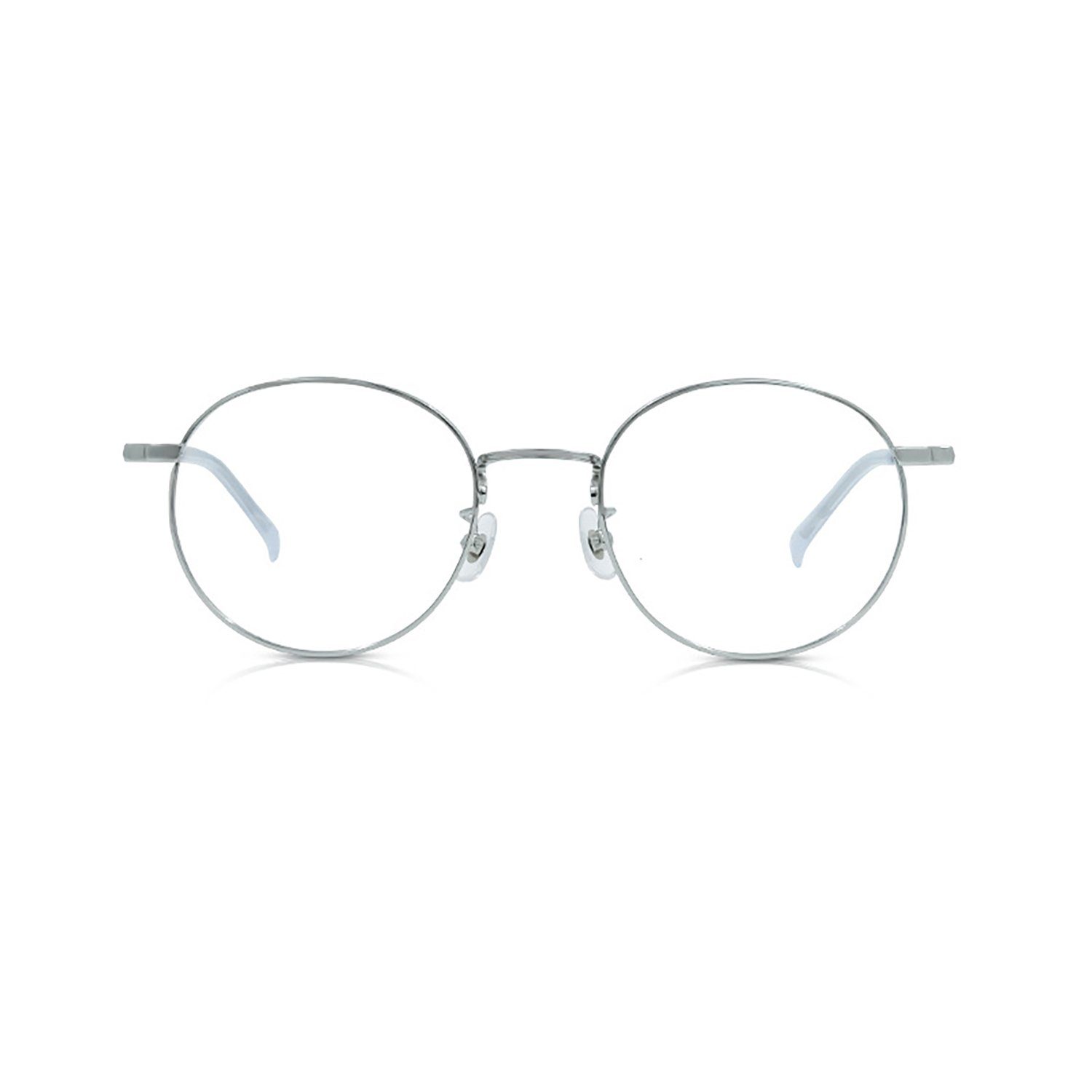 yozhiqu Brille Retro-Kosmetikbrillengestell mit rundem Rahmen in Roségold, ideal für schlanke optische Augenspiegelrahmen