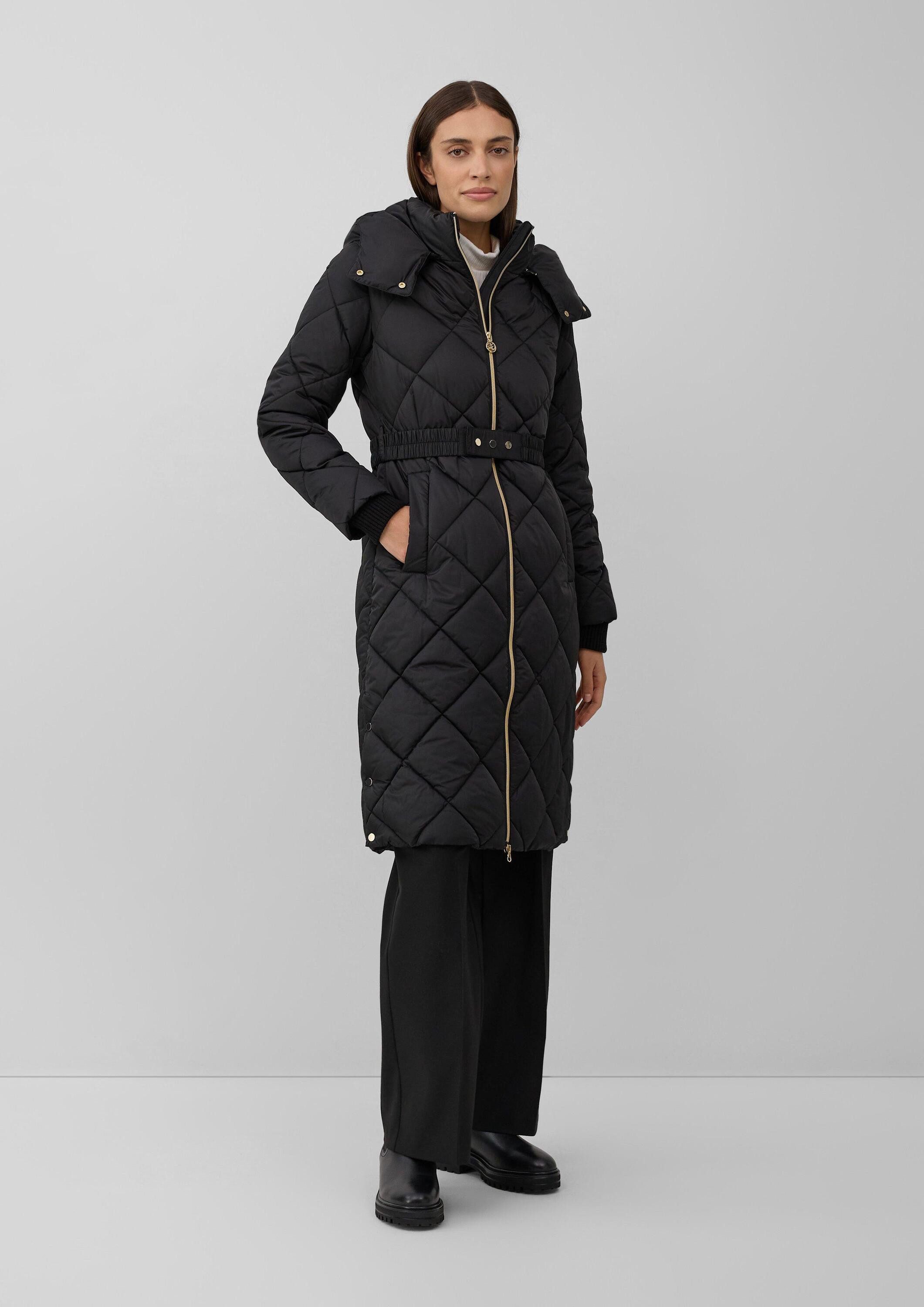 s.Oliver Wintermantel Outdoor-Mantel Wattierter Steppmantel mit abnehmbarer günstig online kaufen