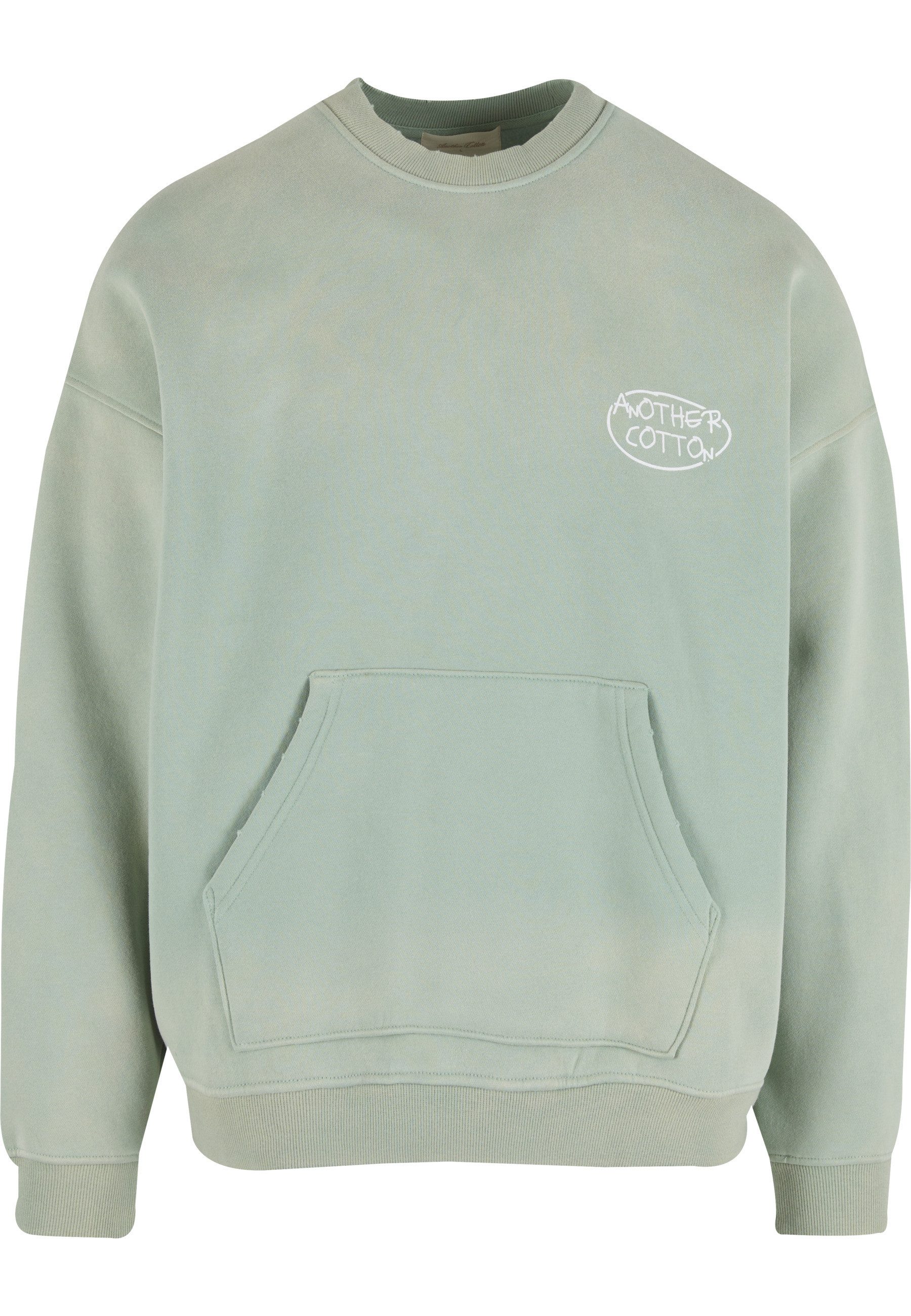 Another Cotton Lab Rundhalspullover Another Cotton Lab Matcha Mornings Oversized Sweatshirt (1-tlg)