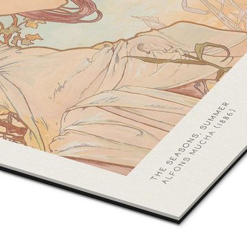 Posterlounge XXL-Wandbild Alfons Mucha, Die Jahreszeiten, Sommer, Wohnzimmer Malerei