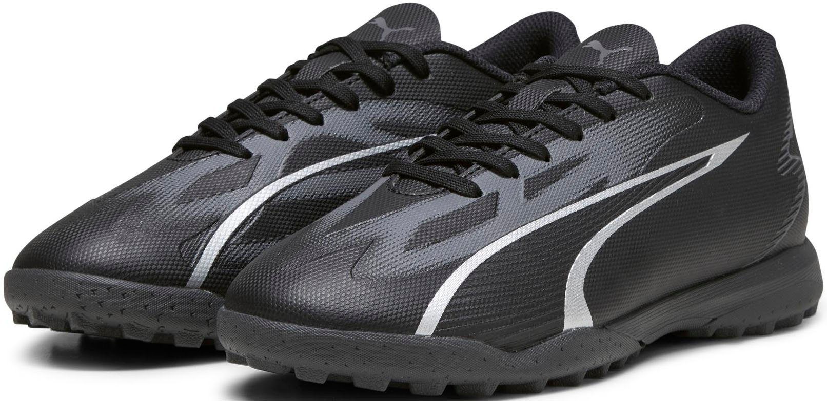 PUMA ULTRA PLAY TT JR Fußballschuh Black Asphalt Gray | Hallenfußballschuhe