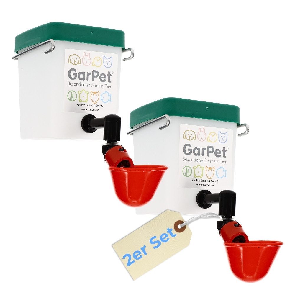 GarPet Wasserspender 2x Beckentränke 500 ml günstig online kaufen