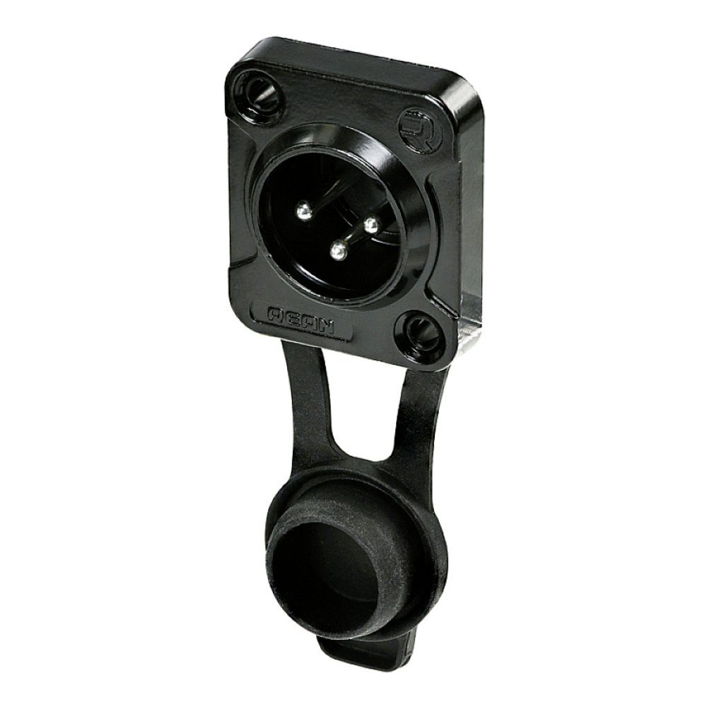 Rean AV RRX3M-Z-001-1 XLR-Steckverbinder Stecker, Einbau Polzahl: 3 Audio- & Video-Adapter