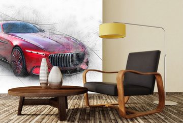 WandbilderXXL Fototapete Maybach Study, glatt, Classic Cars, Vliestapete, hochwertiger Digitaldruck, in verschiedenen Größen