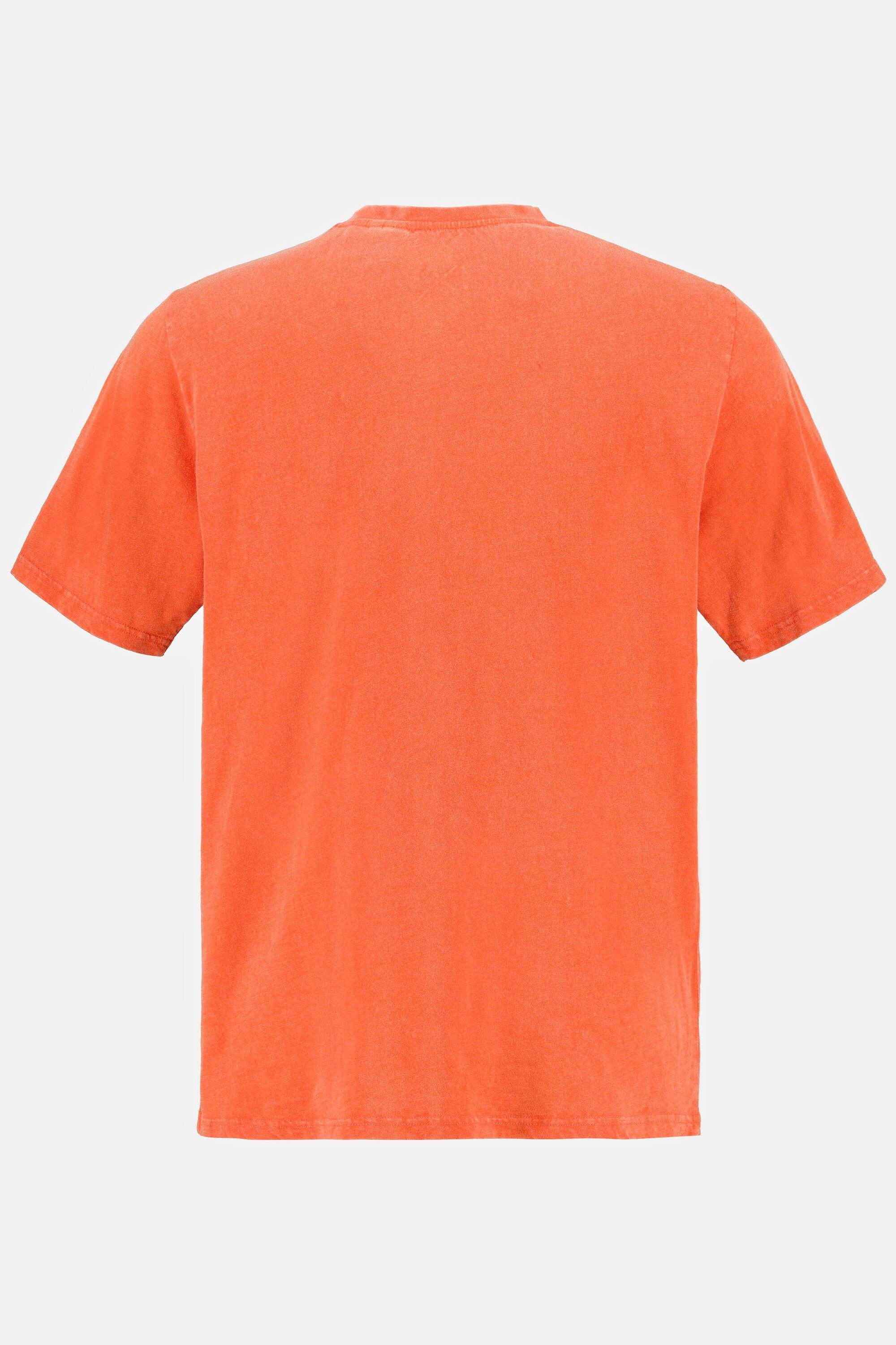Flammjersey JP1880 Halbarm T-Shirt orange T-Shirt Look Vintage