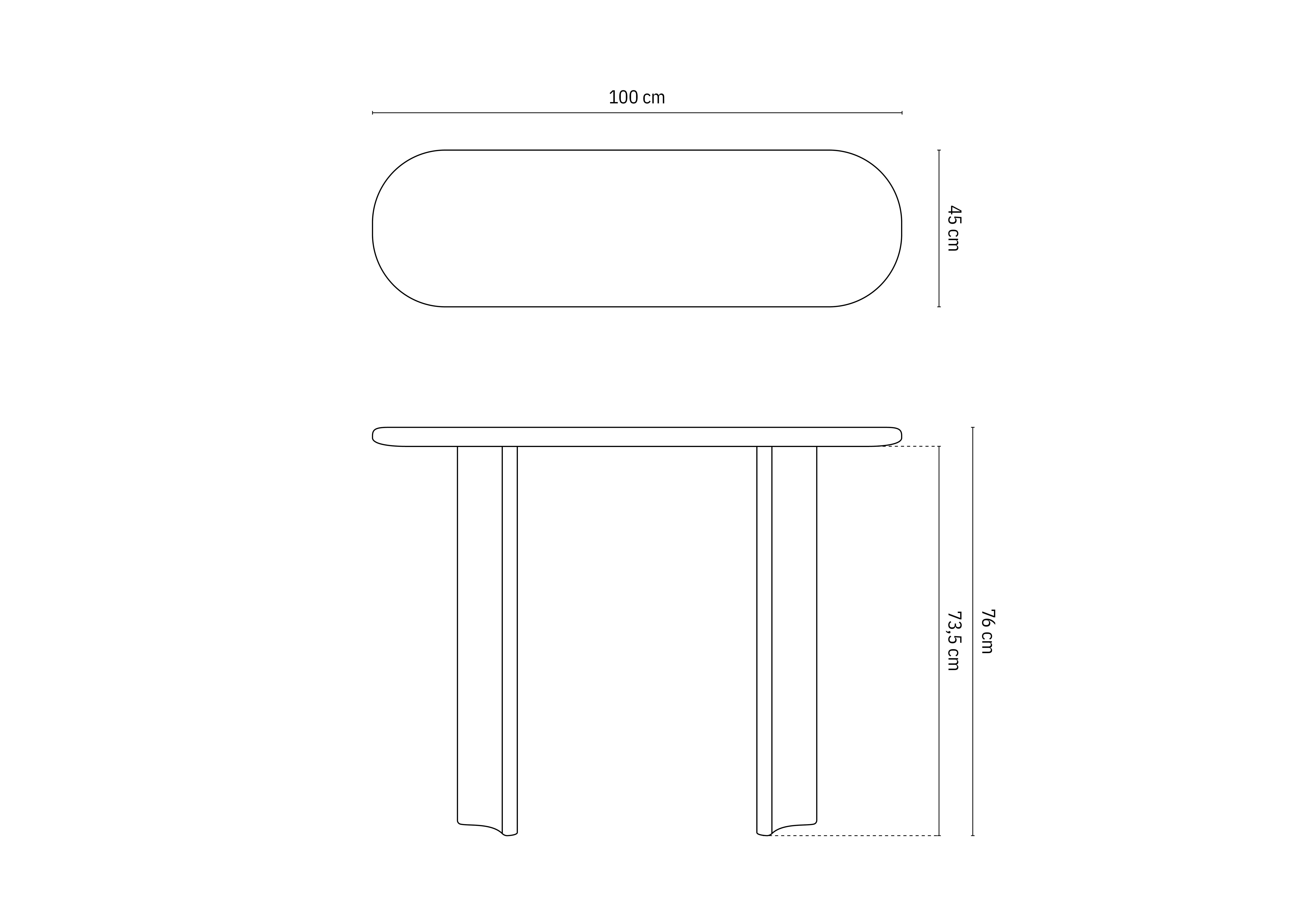 Micadoni Konsolentisch Cleo