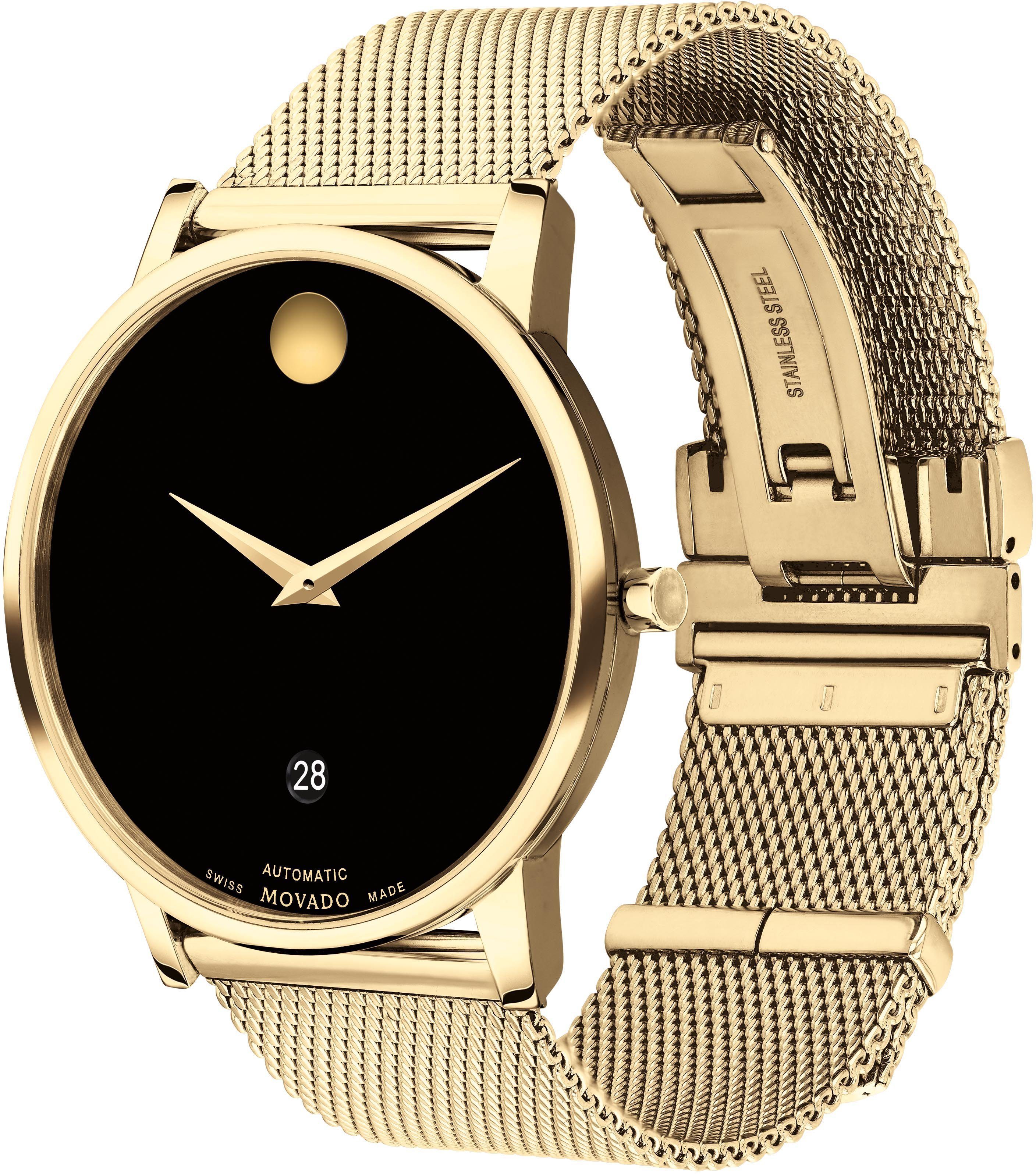 MOVADO Automatikuhr MUSEUM, 0607632, Armbanduhr, Herrenuhr, günstig online kaufen