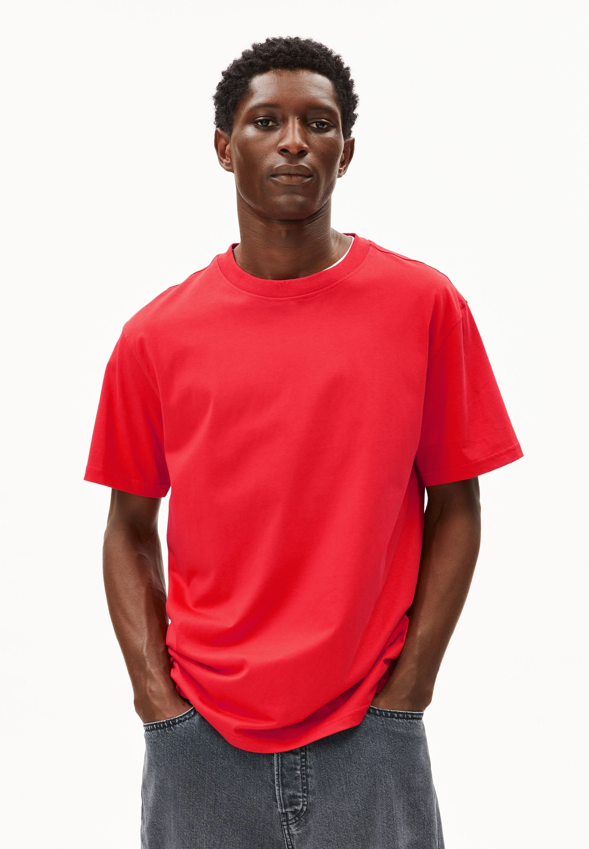 Armedangels T-Shirt MAARKOS MID WEIGHT T-Shirt aus Bio-Baumwolle Relaxed Fit