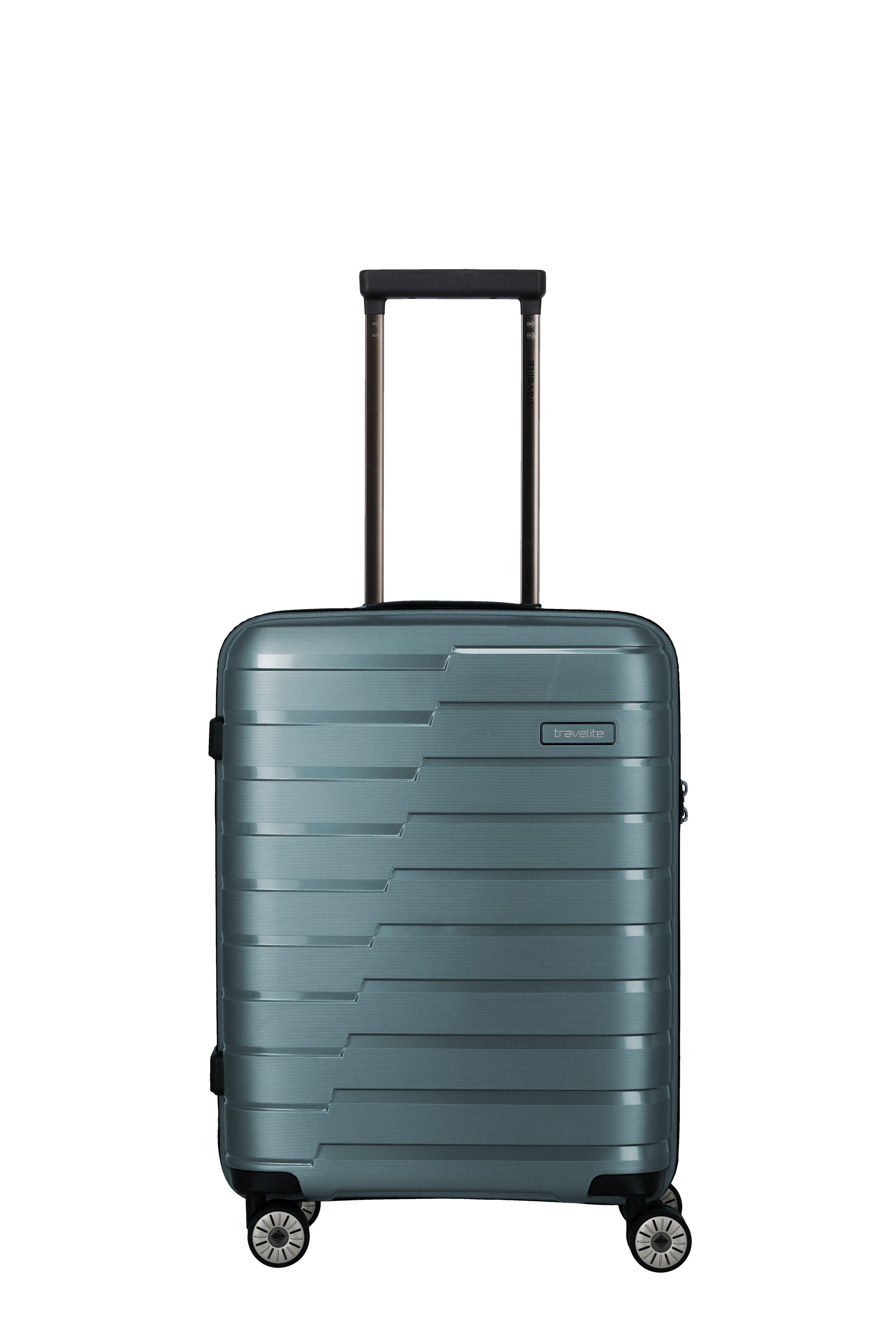 travelite Trolley AIR BASE Reisekoffer Hartschale, 4 Rollen, kratzresistenter Oberfläche und cleverer Innenaufteilung