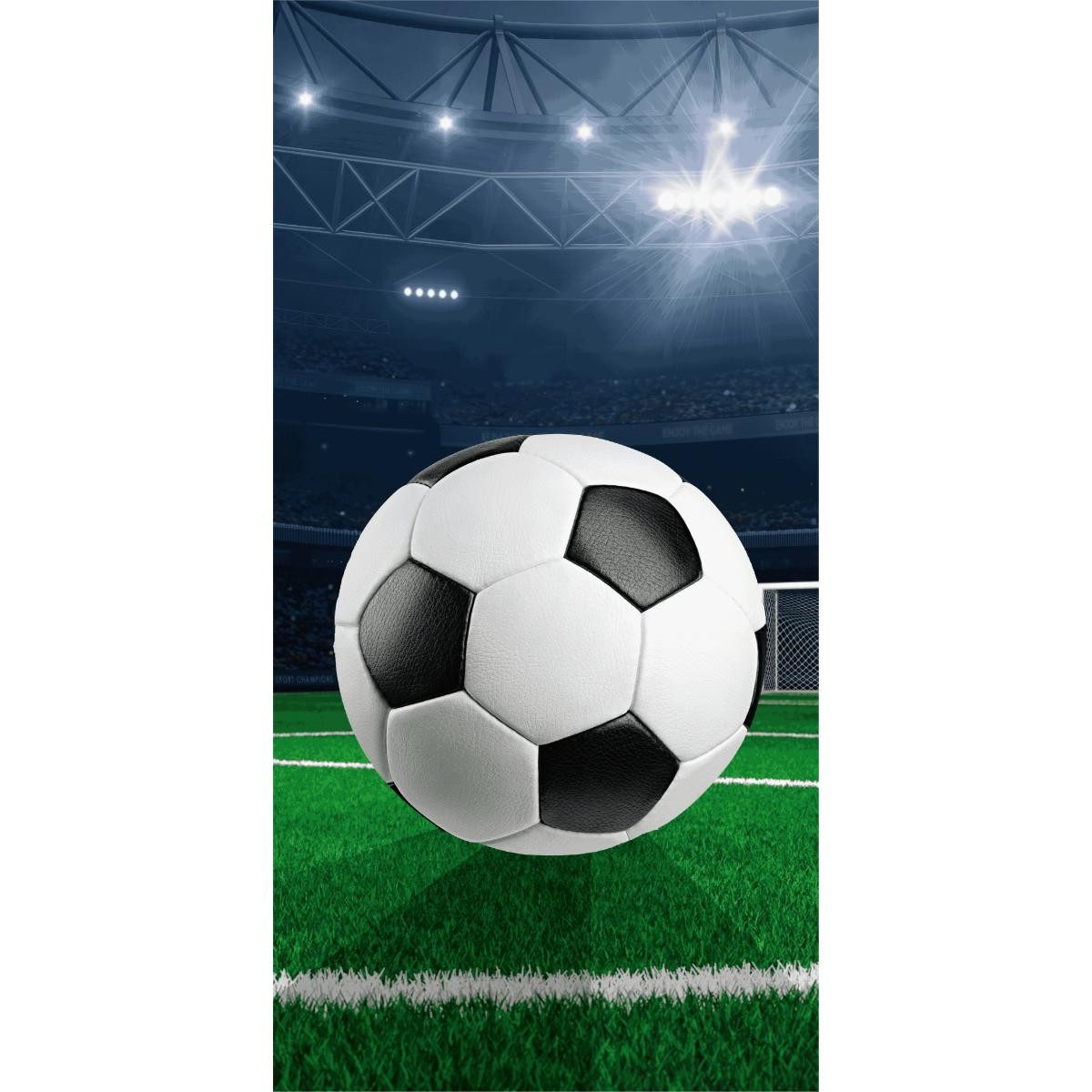 Jerry Fabrics Strandtuch Football Strandtuch Badetuch 70×140 cm Baumwolle günstig online kaufen