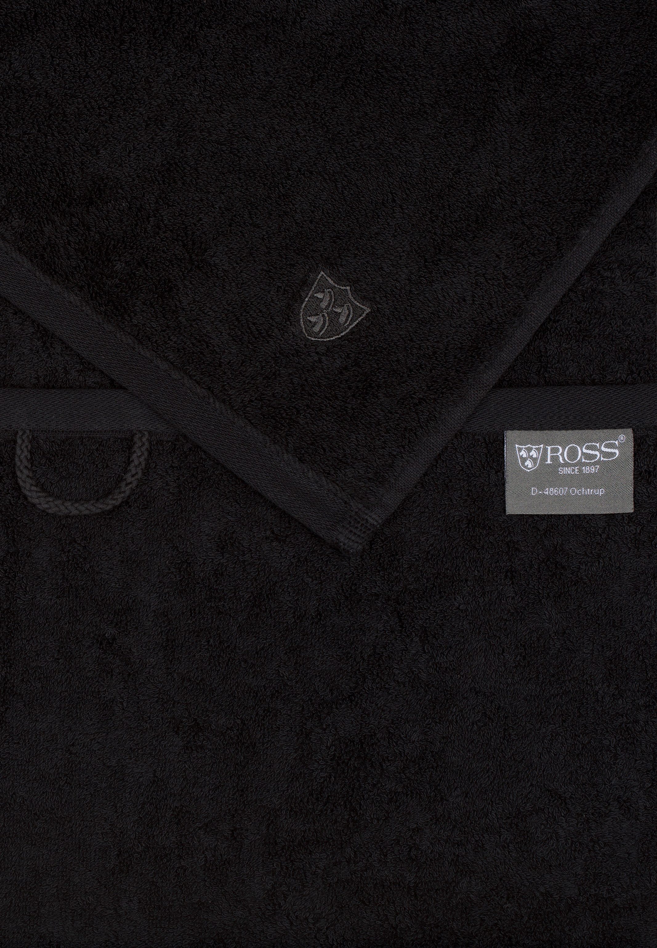 ROSS Gästehandtücher Vita 4004, Frottier (6-St), Bestickung ROSS-Emblem