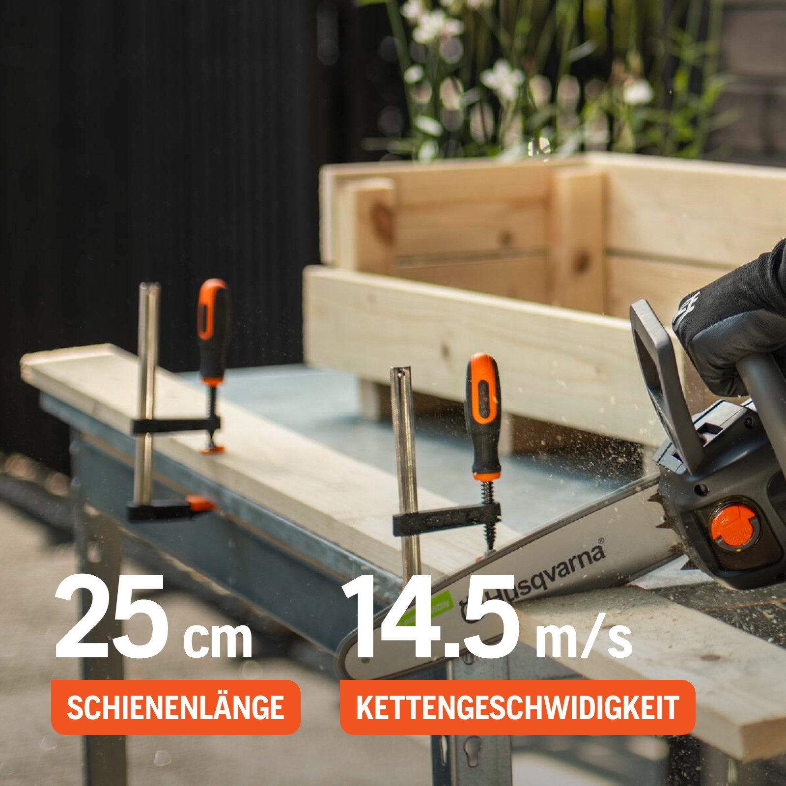 Husqvarna Akku-Kettensäge Aspire C15X-P4A, 25 cm günstig online kaufen