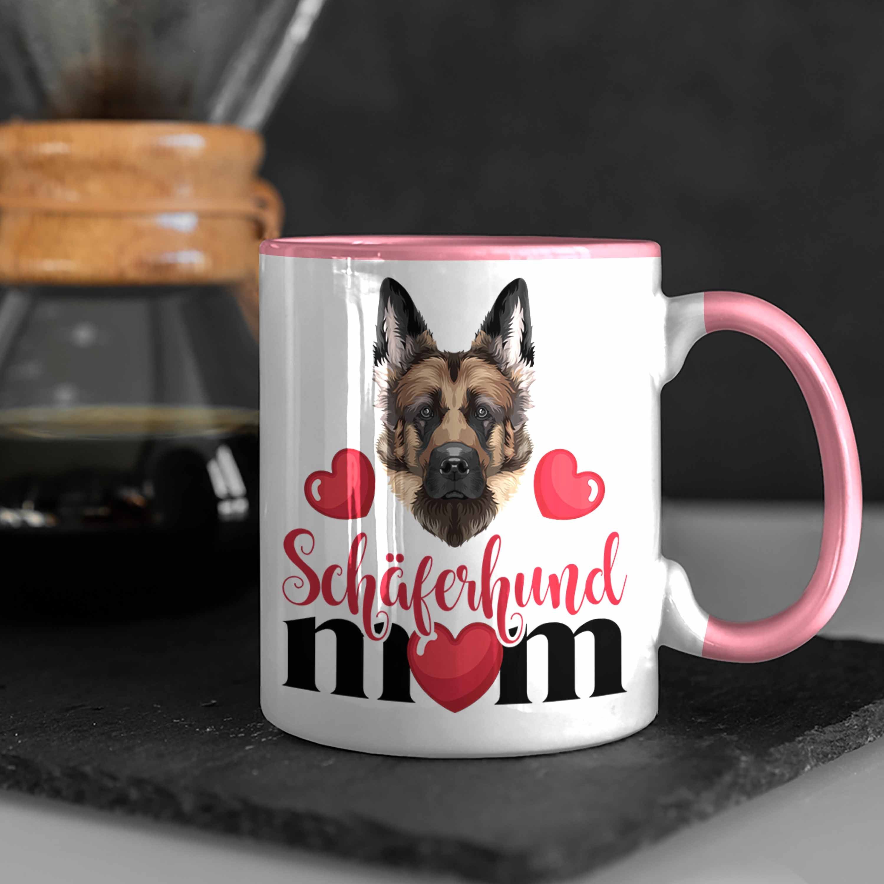 Besitzer Spruch Tasse Mom Tasse Mama Geschenk Rosa Geschenki Schäferhund Lustiger Trendation