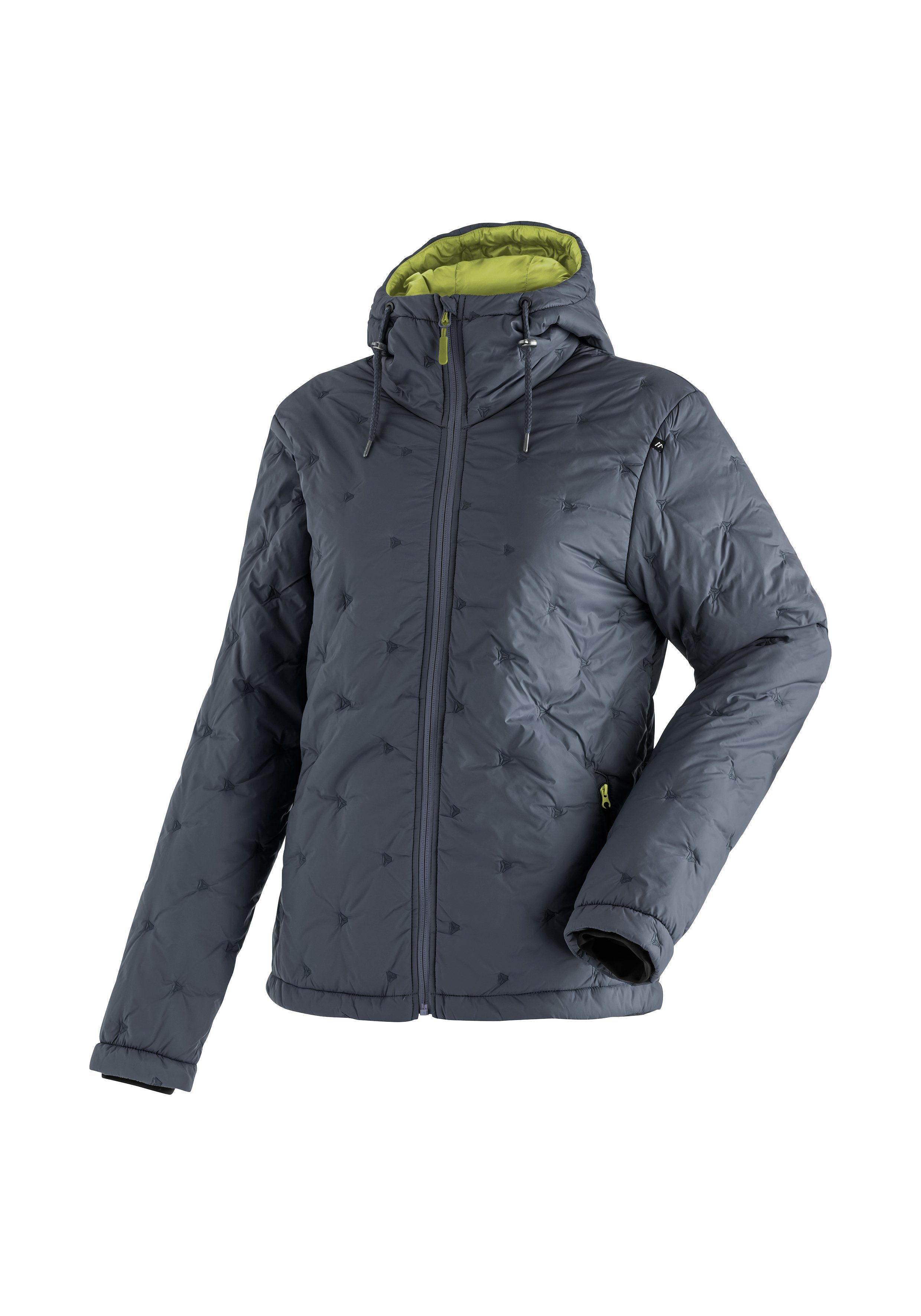 Jacke graublau Maier Steppung Sportliche Funktionsjacke Sports Pampero W mit PrimaLoft® partieller