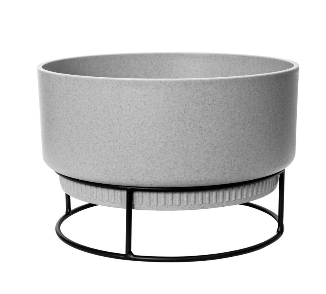 KOL Pflanzkübel 71 Cm, Bronzefarben, Handgehämmert – 2er-Set Mit Wasserstandsanzeige, Selbstbewässernd
