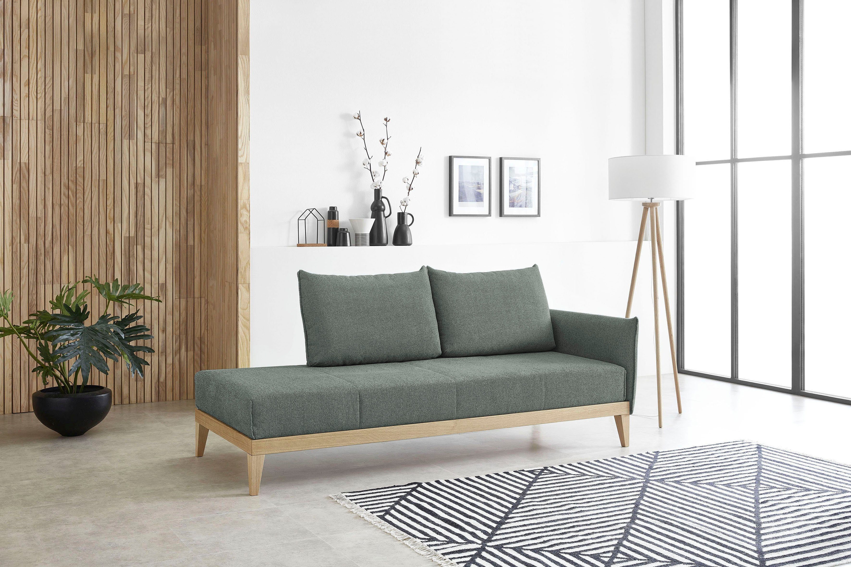 Bali Chaiselongue grün Lykke