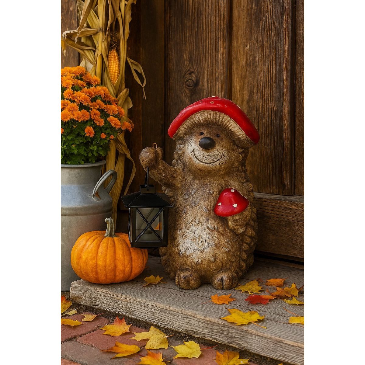 Dragimex Tierfigur Deko-Igel stehend mit Laterne günstig online kaufen