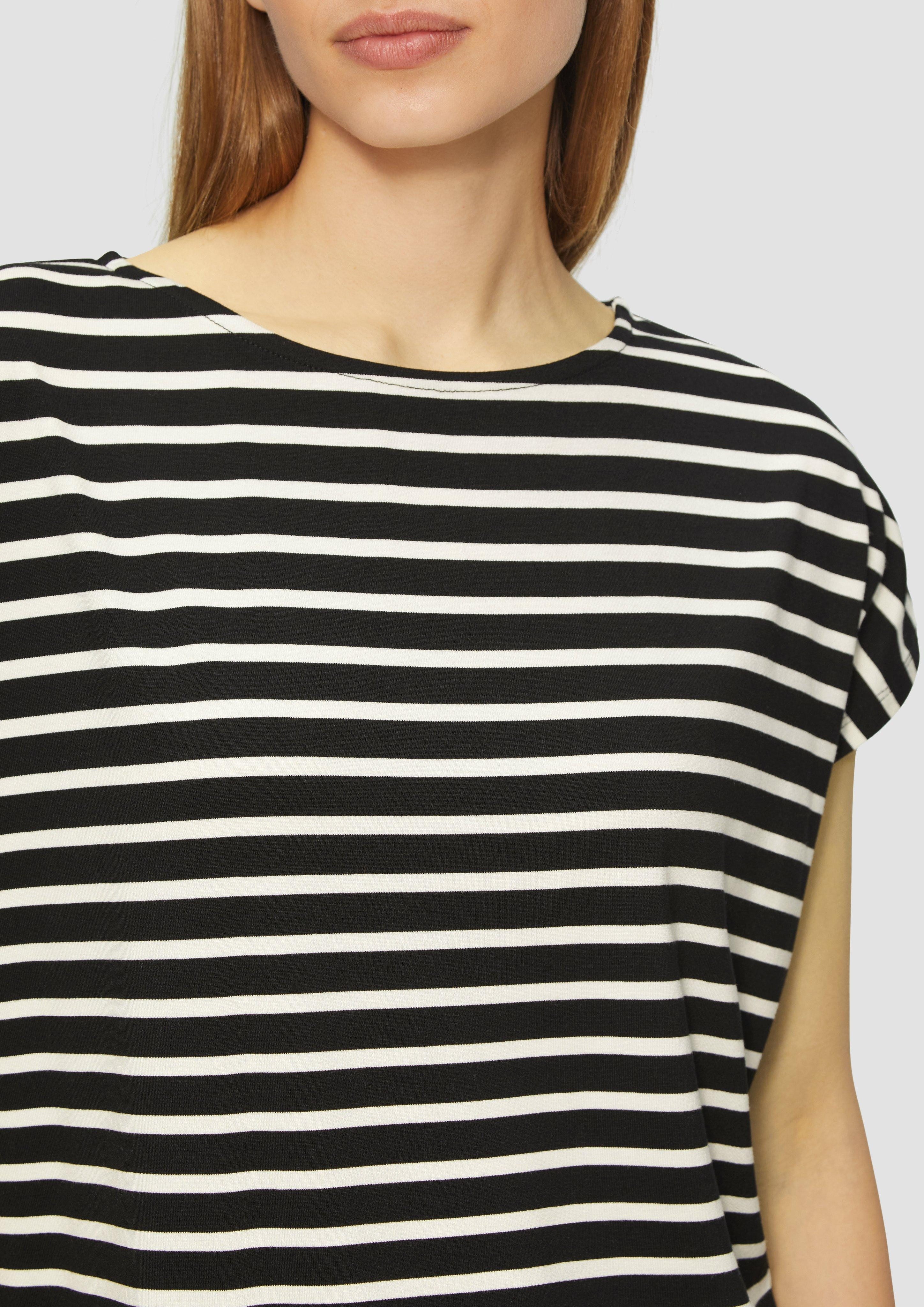 s.Oliver T-Shirt mit Markenlabel günstig online kaufen