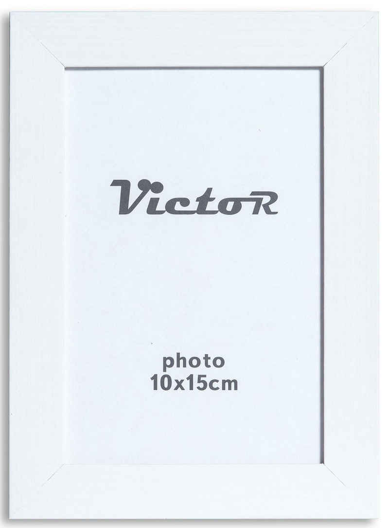 Victor (Zenith) Bilderrahmen Dix, 10x15 cm in weiß, moderner Holz Bilderrahmen