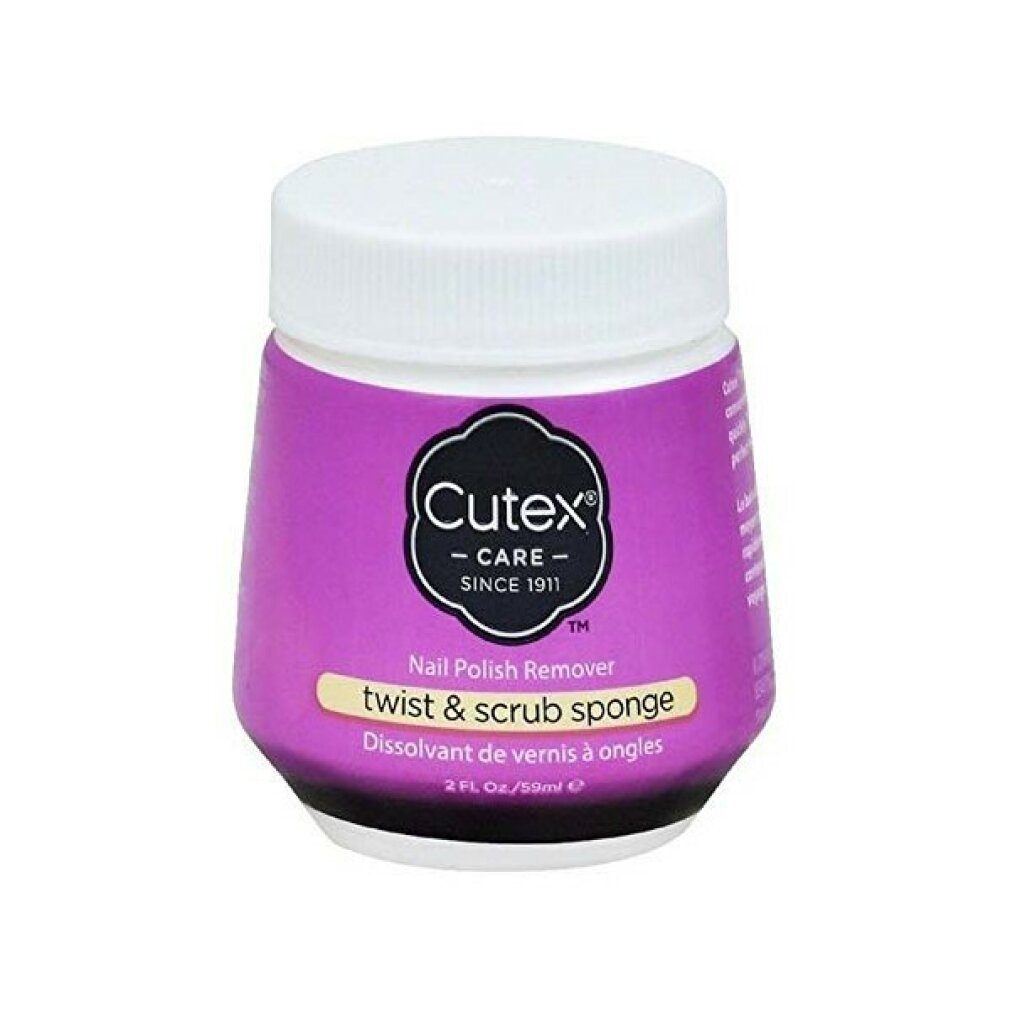 CUTEX Nagellackentferner SPONGE POLISH REMOVER twist & scrub 52ml