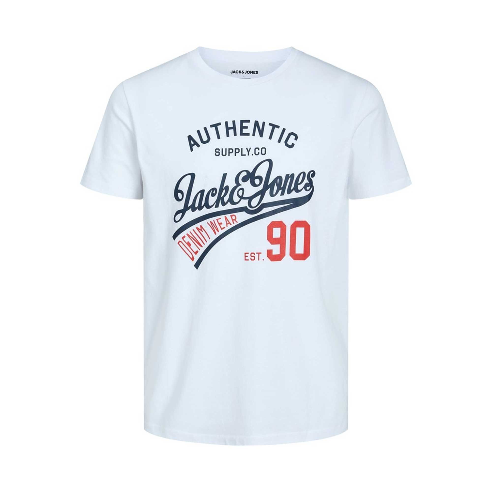 Jack & Jones T-Shirt Herren T-Shirt 6er Pack Baumwolle (Packung, 6er Pack)