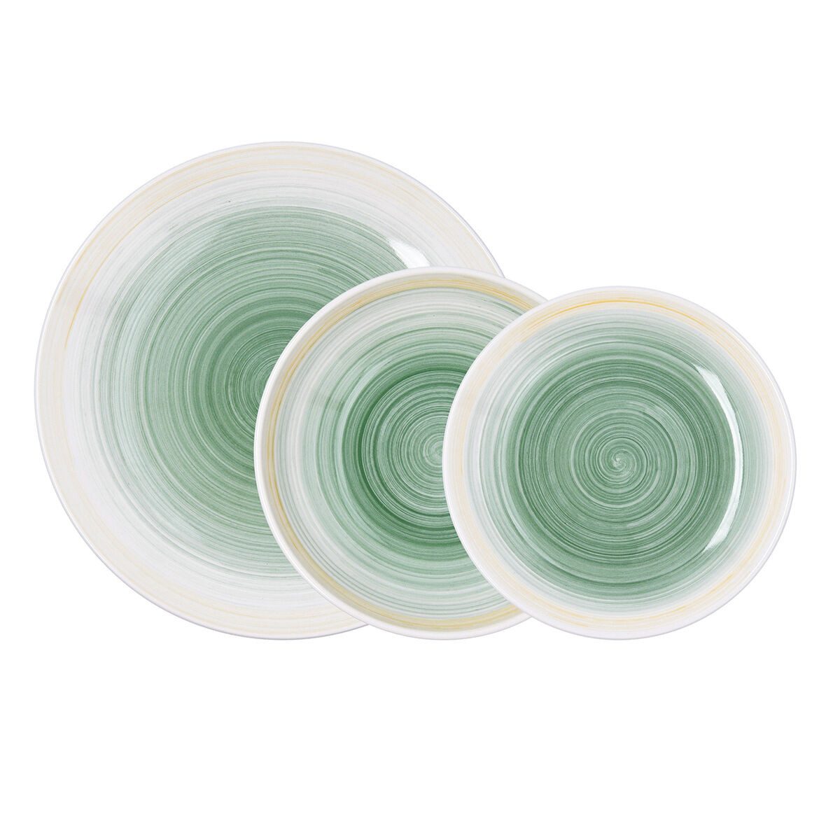 Quid Tafelservice Tafelservice Geschirrset Tellerset Tellerservice 18 teilig Quid Velvet, Keramik