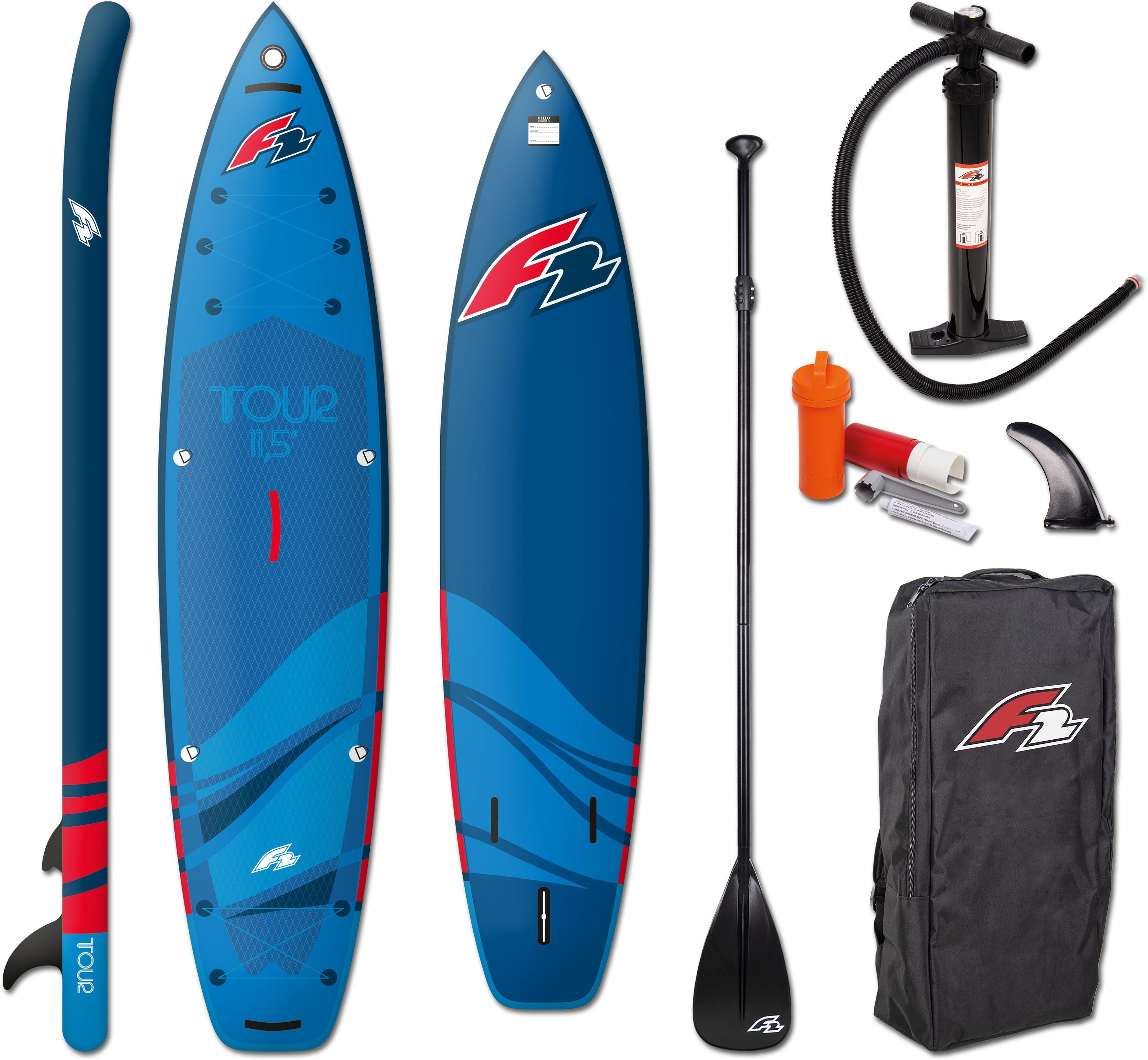 F2 Inflatable SUP-Board Tour