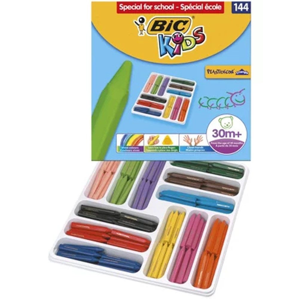 BIC Wachsmalstift BIC Kids Plastidecor Triangle Wachsmalstifte