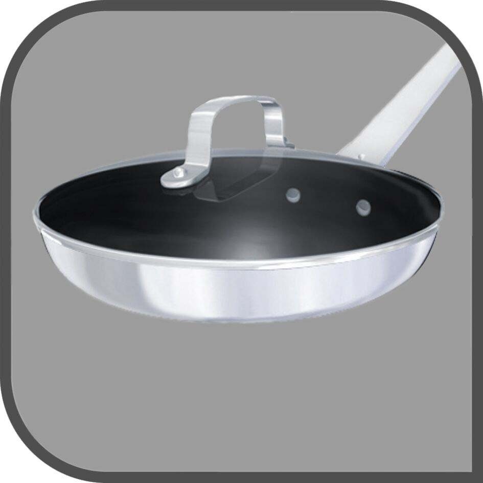 Tefal Deckel Jamie Oliver B89987, Ø 28 cm, Dampfauslass, Überlaufschutz