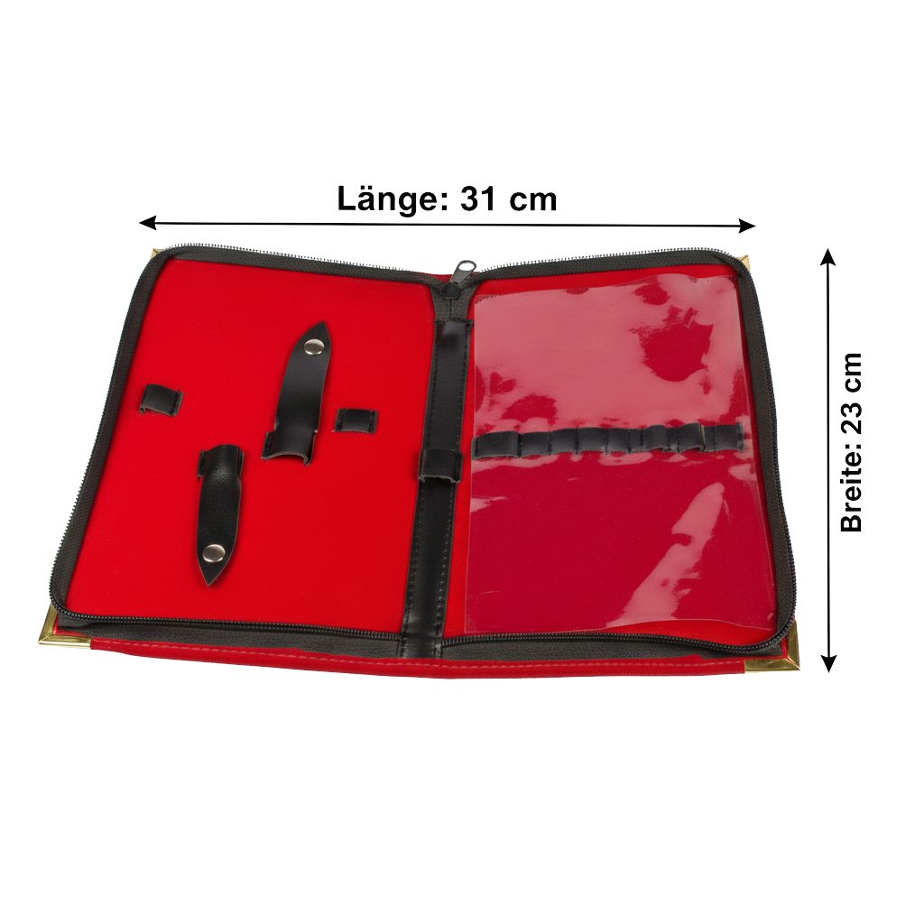 May Maniküre-Etui Nagelpflege Etui mit rotem Samtbezug zum selbst Bestücken günstig online kaufen