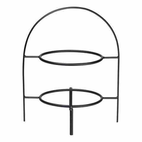 ASA SELECTION Etagere à table ligne noir 2-stufig für 21 cm Teller, Metall, ohne Teller