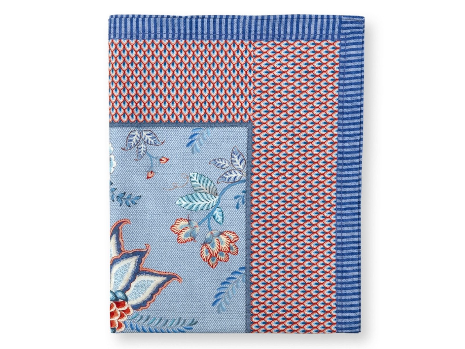 PiP Studio Tischdecke Flower Festival Tischdecke Blue 100 x 100 cm