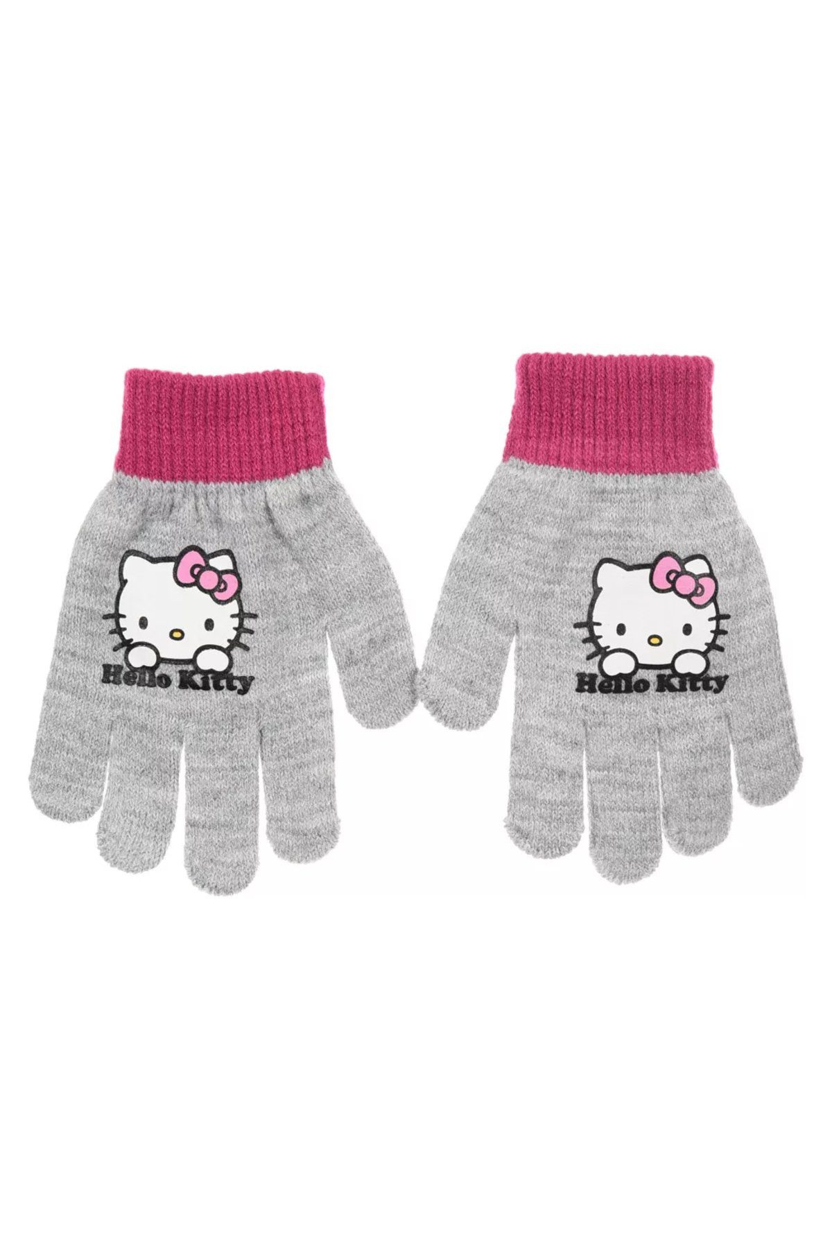 Hello Kitty Fleecehandschuhe Hello Kitty Lovely Grey Kinderhandschuhe