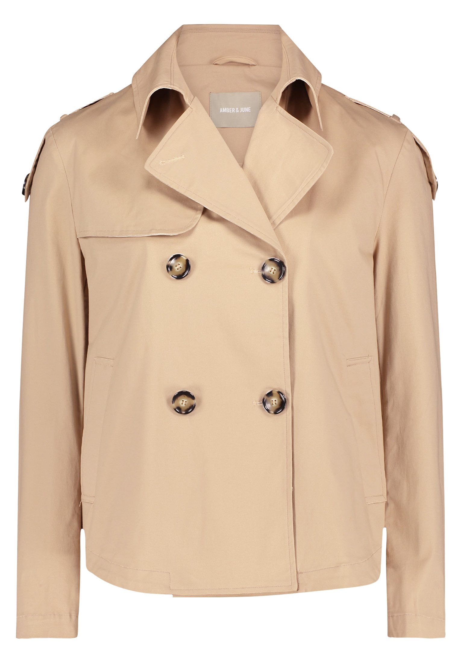 Amber & June Sommerjacke Damen Sommerjacke mit Kragen günstig online kaufen