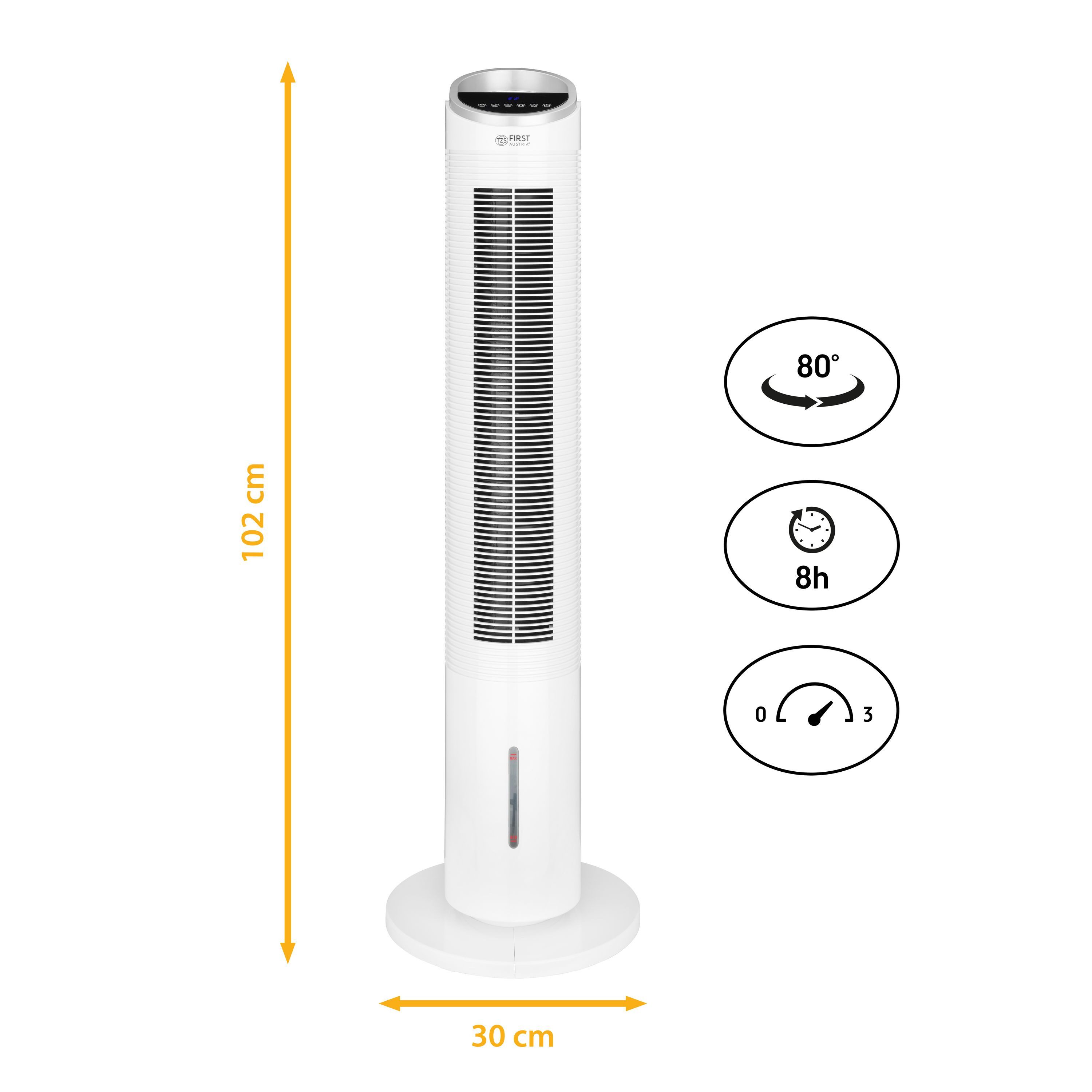 TZS FIRST AUSTRIA Standventilator Turmventilator, Wasserkühlung, günstig online kaufen