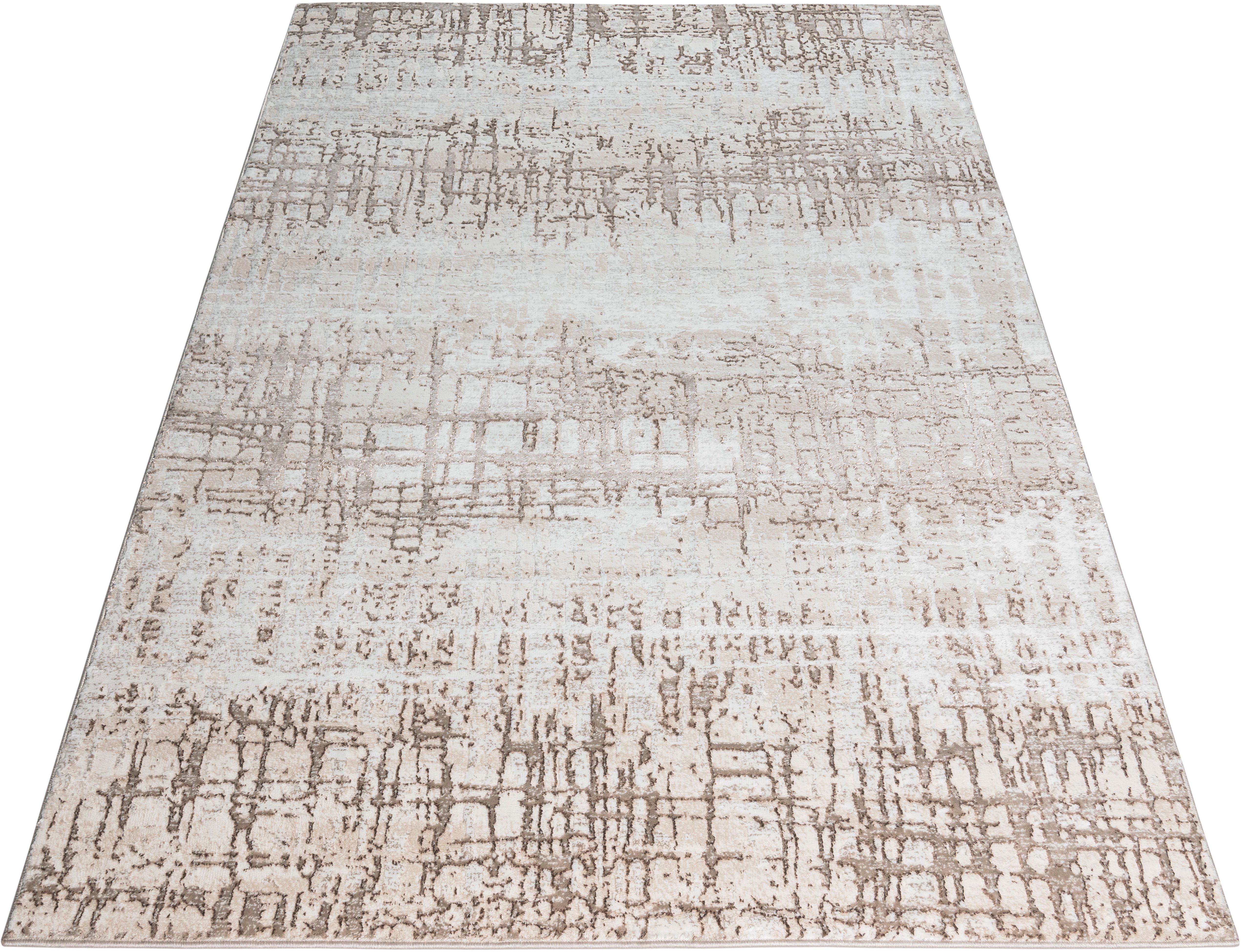 my home Teppich Serafine, rechteckig, Höhe: 12 mm, Vintage, dezenter Glanz, günstig online kaufen